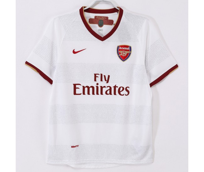 Arsenal FC Men Away Retro Soccer Jersey 2007