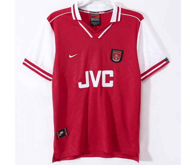 Arsenal FC Men Home Retro Soccer Jersey 1996