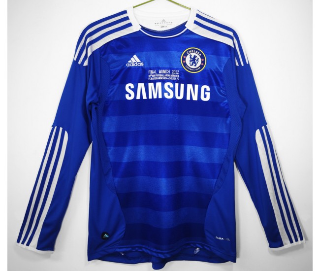 Chelsea Mens Home Long Sleeve Soccer Jersey 2011