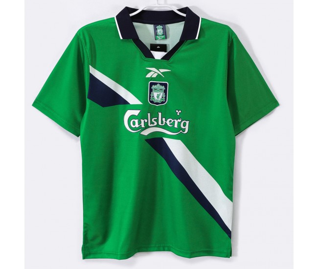 Liverpool FC Men Away Retro Soccer Jersey 1999