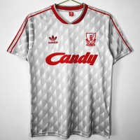 Liverpool FC Men Away Retro Soccer Jersey 1989