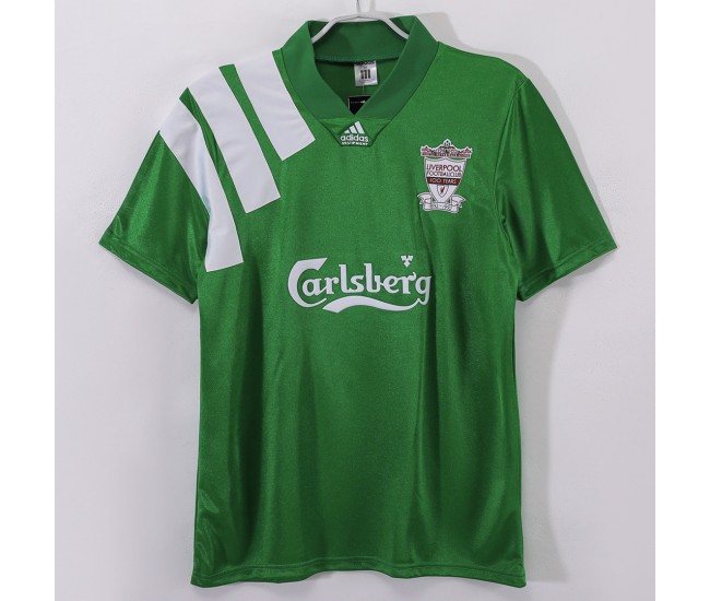 Liverpool FC Men Away Retro Soccer Jersey 1992