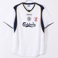 Liverpool FC Men Away Retro Soccer Jersey 2001 Liverpool FC Men Away Retro Soccer Jersey 2001