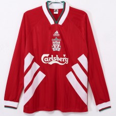 Liverpool FC Men Home Long Sleeve Retro Soccer Jersey 1993