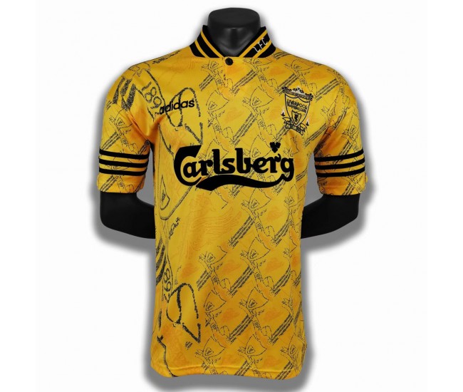 Liverpool FC Men Third Retro Soccer Jersey 1995