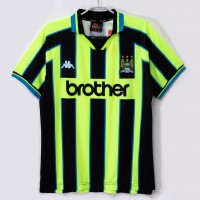 Manchester City FC Men Away Retro Soccer Jersey 1998