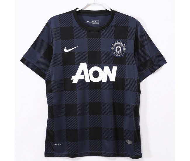 Manchester City FC Men Away Retro Soccer Jersey 2013