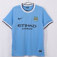 Manchester City FC Men Home Retro Soccer Jersey 2013