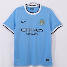 Manchester City FC Men Home Retro Soccer Jersey 2013 Manchester City FC Men Home Retro Soccer Jersey 2013