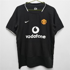 Manchester United FC Men Away Retro Soccer Jersey 2003 Manchester United FC Men Away Retro Soccer Jersey 2003