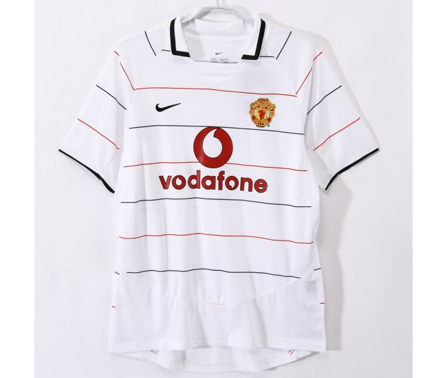 Manchester United FC Men Away Retro Soccer Jersey 2004