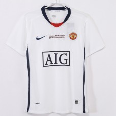 Manchester United FC Men Away Retro Soccer Jersey 2008 Manchester United FC Men Away Retro Soccer Jersey 2008
