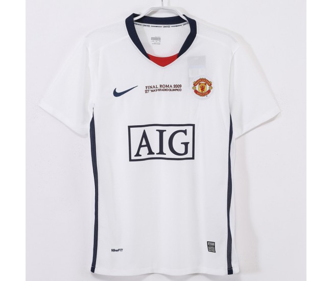 Manchester United FC Men Away Retro Soccer Jersey 2008