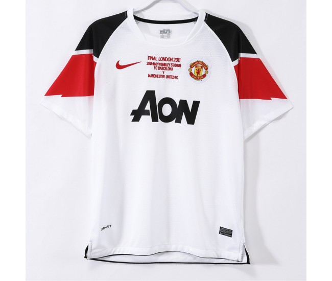 Manchester United FC Men Away Retro Soccer Jersey 2010
