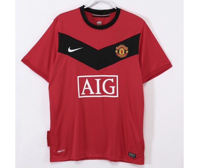 Manchester United FC Men Home Retro Soccer Jersey 2009