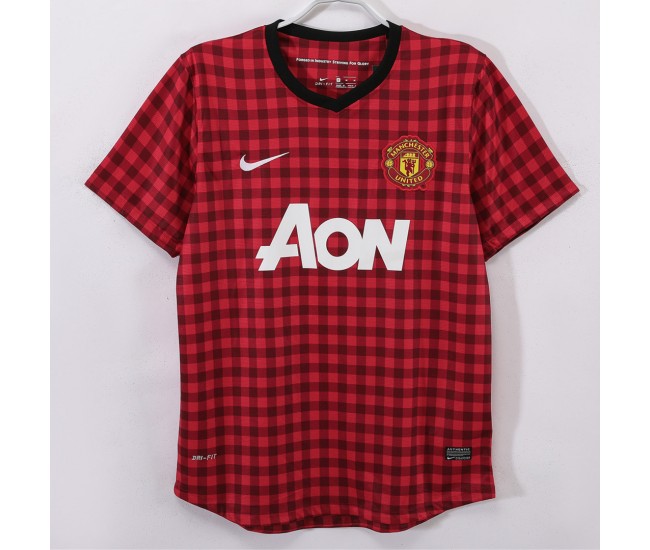Manchester United FC Men Home Retro Soccer Jersey 2012