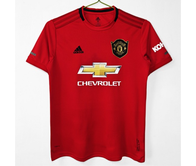 Manchester United FC Men Home Retro Soccer Jersey 2019