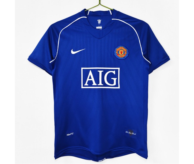 Manchester United FC Men Goalkeeper Retro Soccer Jersey 2007