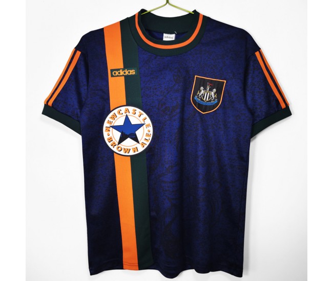 Newcastle United FC Men Away Retro Soccer Jersey 1997