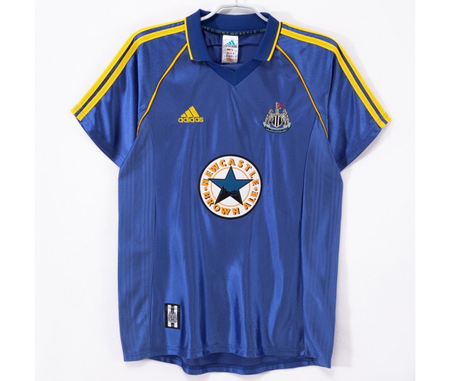 Newcastle United FC Men Away Retro Soccer Jersey 1998