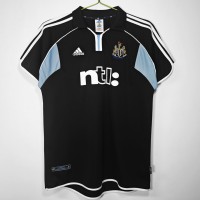Newcastle United FC Men Away Retro Soccer Jersey 2001