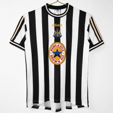 Newcastle United FC Men Home Retro Soccer Jersey 1997 Newcastle United FC Men Home Retro Soccer Jersey 1997