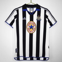 Newcastle United FC Men Home Retro Soccer Jersey 1999