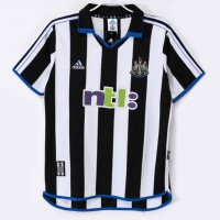 Newcastle United FC Men Home Retro Soccer Jersey 2000