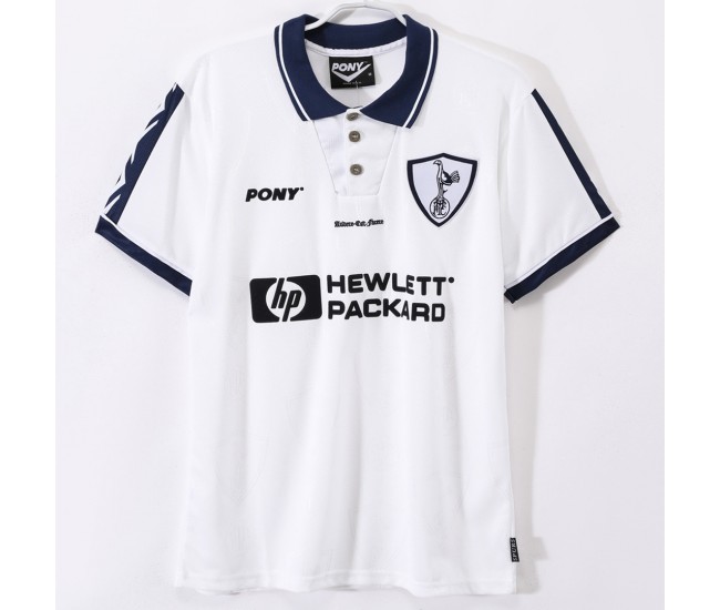 Tottenham Hotspur FC Men Home Retro Soccer Jersey 1995