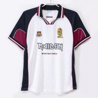 West Ham United Men Iron Maiden Away Soccer Jersey 1999