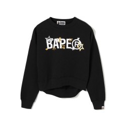 Bape Bape Sta crop sweatshirt Black