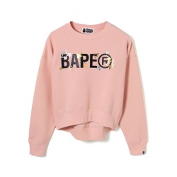 Bape Bape Sta crop sweatshirt Pink