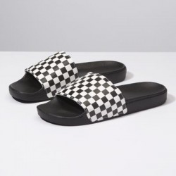 Vans Men Shoes Slide-On Checkerboard White