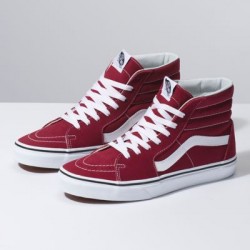 Vans Women Shoes Sk8-Hi Rumba Red/Off White