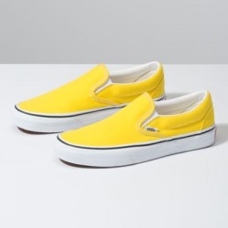 Vans Women Shoes Slip-On Vibrant Yellow/True White