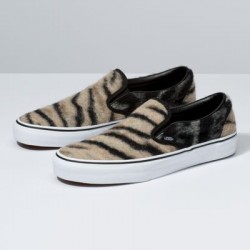 Vans Women Shoes Leopard & Tiger Slip-On Black/True White