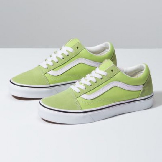Vans Women Shoes Old Skool Sharp Green/True White