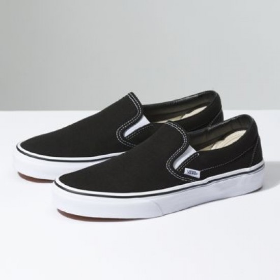 Vans Women Shoes Slip-On Black