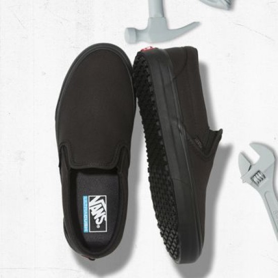 Vans Women Shoes Made For The Makers Slip-On UC Black/Black/Black