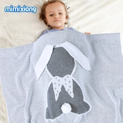 Mimixiong 100% Cotton Baby Knitted Blankets 82W802