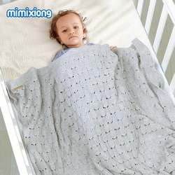 Mimixiong 100% Cotton Baby Knitted Blankets 82W817