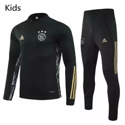 Ajax Training Sweat Soccer Tracksuit Black Kids 2020 2021