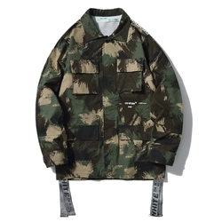 2019 SS OFF-WHITE Men's Tooling Jacket Camo