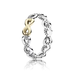 Pandora Infinite Love Stackable Ring, Clear CZ