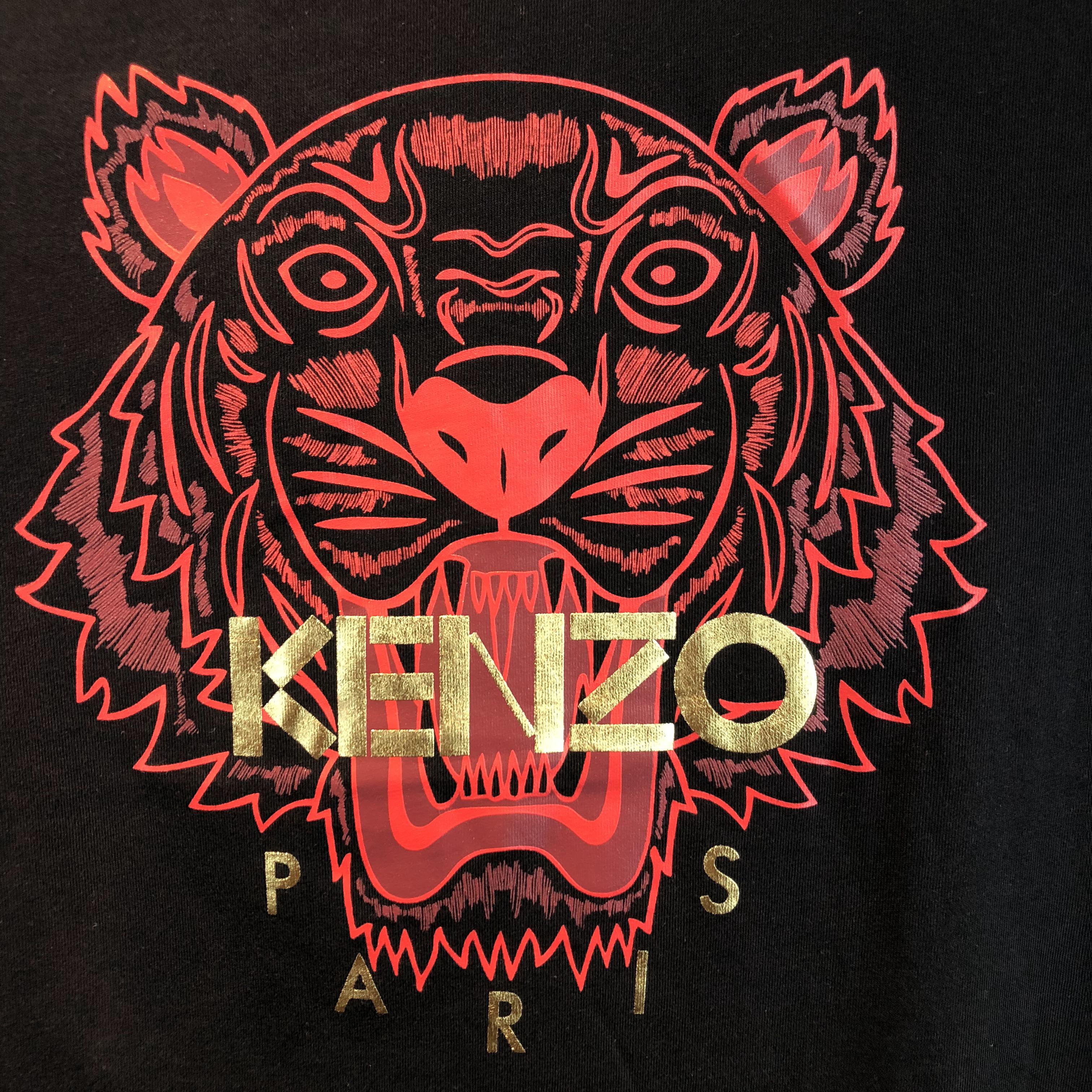 kenzo mens tiger t shirt