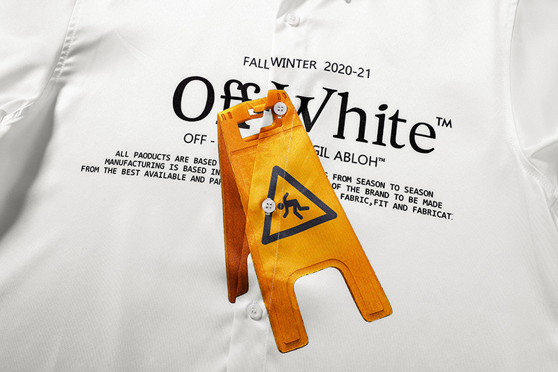 off white Letter shirt