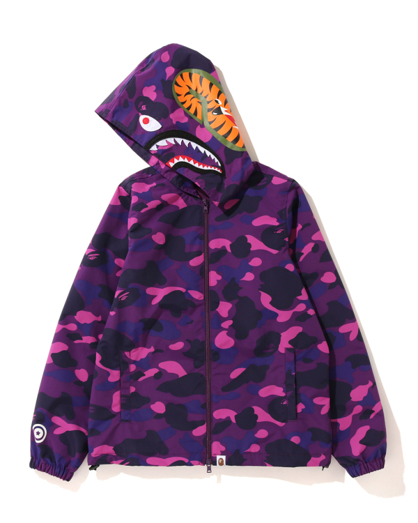 bape zip hoodie purple