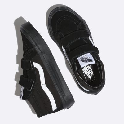 Vans Kids Shoes Kids Canvas Suede Sk8-Mid Reissue V black/black