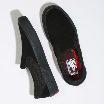 Vans Men Shoes Vans x Baker Slip-On Pro Black/Black/Red