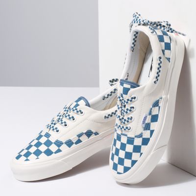 Vans Women Shoes Anaheim Factory Style 95 Lacey DX OG Blue/Checkerboard